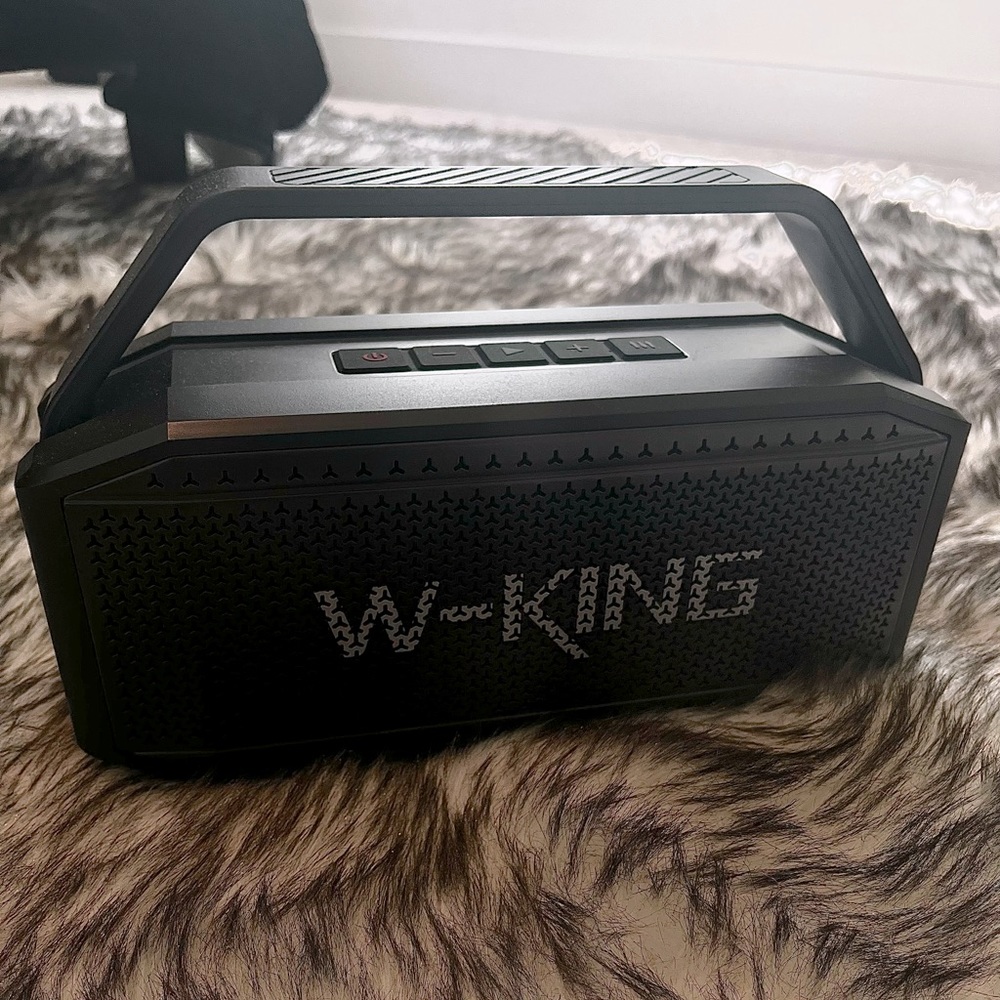 W-KING Portable Loud Bluetooth Speakers with Subwoofer, 60W(80W peak)